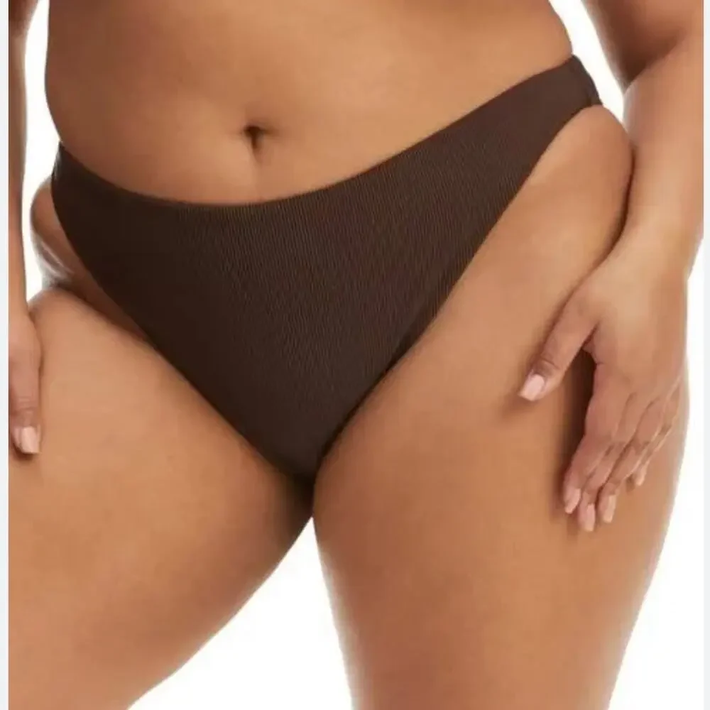 GOOD AMERICAN Ribbed Better Bikini Cheeky NWT in Size 4 (XL)